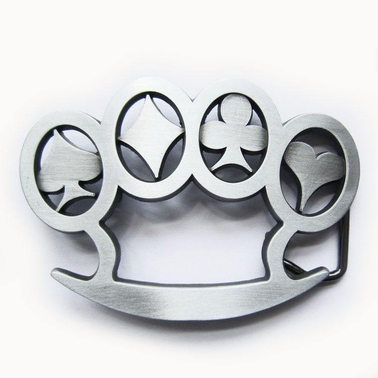 Boucle de ceinture Poker poing Américain Boucledeceinture.fr