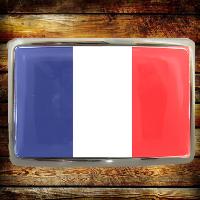 Boucle de ceinture Drapeau France