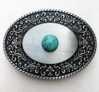 Boucle de ceinture Pierre ronde Turquoise