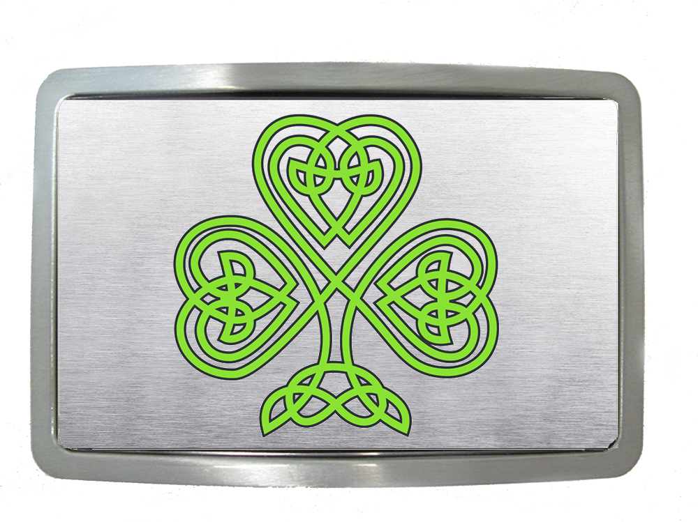 Boucle de ceinture Celtique trêfle