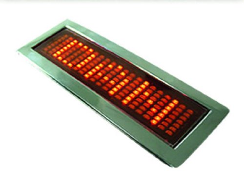 Boucle de ceinture LED orange