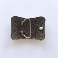 Boucle de ceinture laiton massif Western classique
