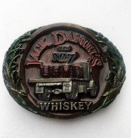 Vintage 1995 - Boucle de ce ceinture jack daniel's old N7 camion transport whisky