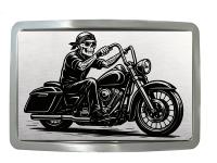 Boucle de ceinture Biker tête de mort