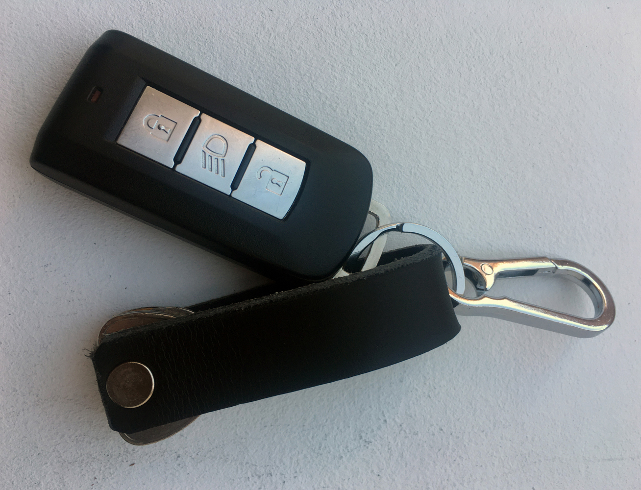 sophisticated Mousqueton à clip de ceinture pour porte-clés - Organiseur de  porte-clés avec porte-clés amovible et anneau en D anti-perte,Organisateur