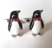 Boutons de manchette Pingouin