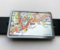 Boucle de ceinture Carte de Nice et ses alentours 
