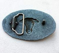 Boucle de ceinture Western Longhorn original design