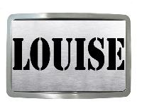 09 - Boucle de ceinture Prénom, nom, texte personnalisable 