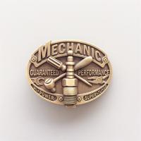 Boucle de ceinture Mechanic plaqué bronze
