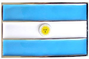 Boucle de ceinture Drapeau Argentine