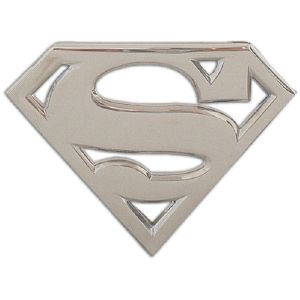 Boucle de ceinture Superman Chrome design