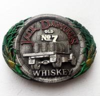 Vintage 1995 - Boucle de ce ceinture jack daniel's camion transport whisky