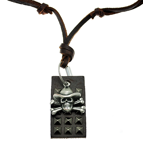 Pendentif Cowboy tête de mort