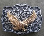 Boucle de ceinture Western classique aigle
