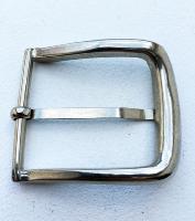 Boucle de ceinture classique 51 finition nickel satiné