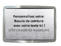 11 - Boucle de ceinture Texte, message, personnalisables