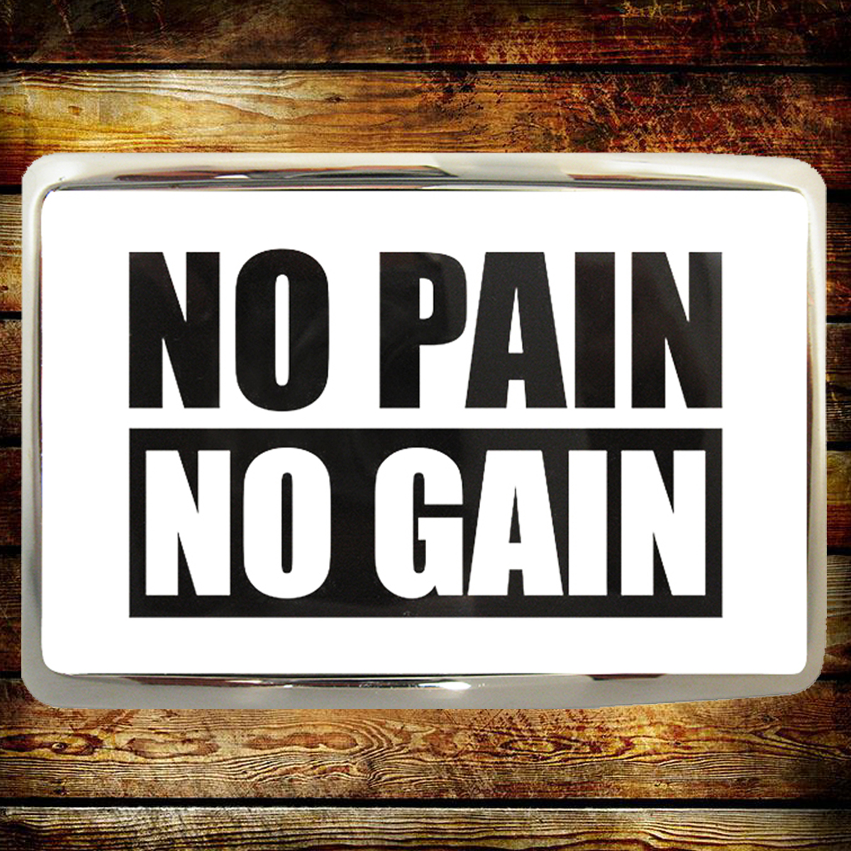Boucle de ceinture No pain No gain