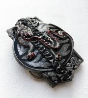 Vintage 1988 - Boucle de ceinture Harley Davidson Dragon