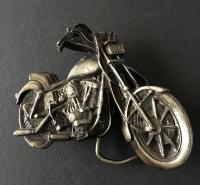 Vintage 1979 - Boucle de ceinture Biker Motorcycle
