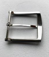 Boucle de ceinture classique 58 finition nickel satiné