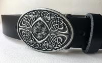 C21 - Ceinture cuir noir avec boucle de ceinture Legend of phoenix