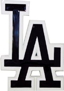 Boucle de ceinture Los Angeles initiales