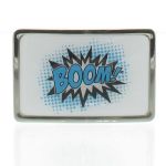 Boucle de ceinture BOOM contour chrome