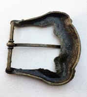 Boucle de ceinture classique 63 Tête de cheval finition bronze 