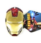 Boucle de ceinture Iron Man 3D gold