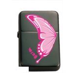 Briquet Papillon rose
