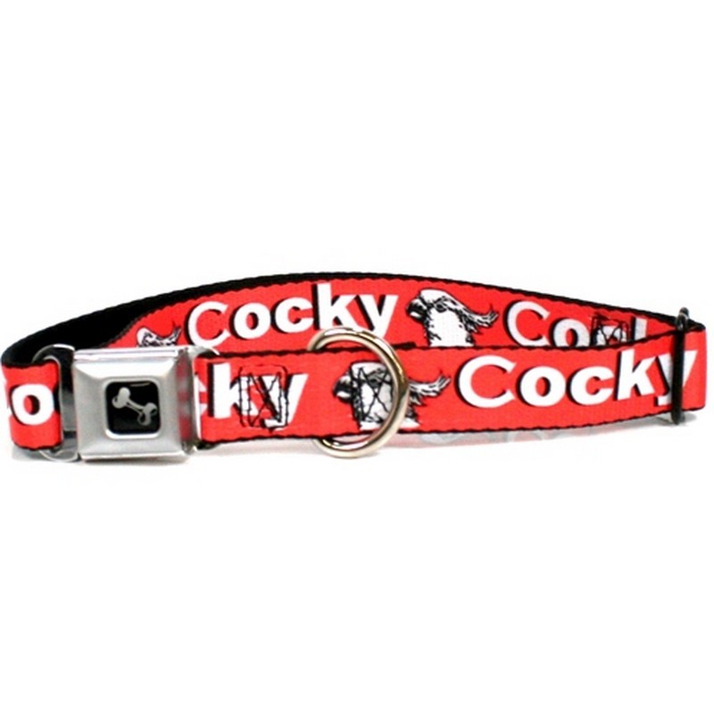 Collier pour chien Cocky rouge