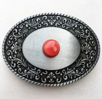 Boucle de ceinture pierre ronde Rhodochrosite 
