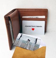 13 - Carte métal portefeuille personnalisée, personnalisation carte portefeuille