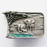Boucle de ceinture Eléphants