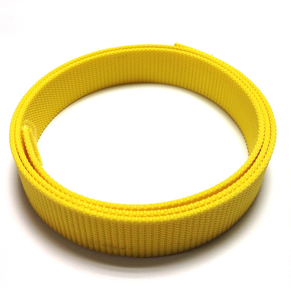 C21I - Ceinture sangle jaune pour boucle