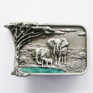 Boucle de ceinture Eléphants