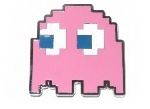 Boucle de ceinture Pac Man Fantôme Rose