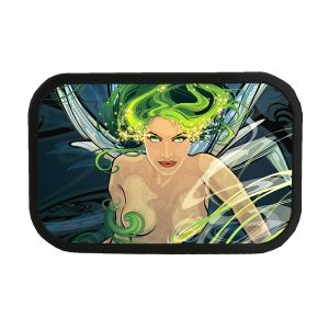 Boucle de ceinture Tattoo fée verte