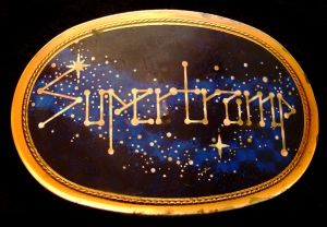 Vintage 1978 - Boucle de ceinture Supertramp