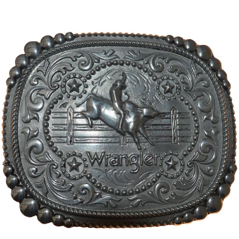 Boucle De Ceinture Western Argentée - Largeur 25 Mm - Métal - Neuf Sans Étiquette