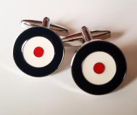 Boutons de manchette cible design