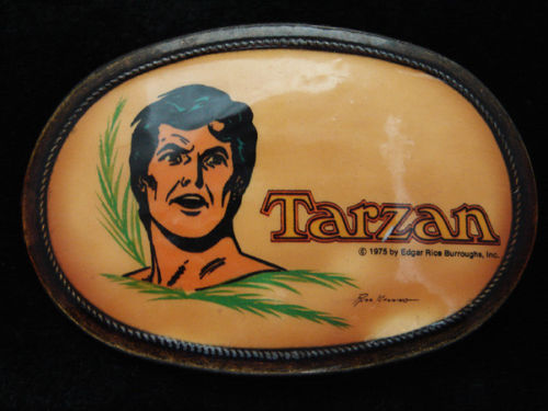 Vintage 1975 - Boucle de ceinture Tarzan