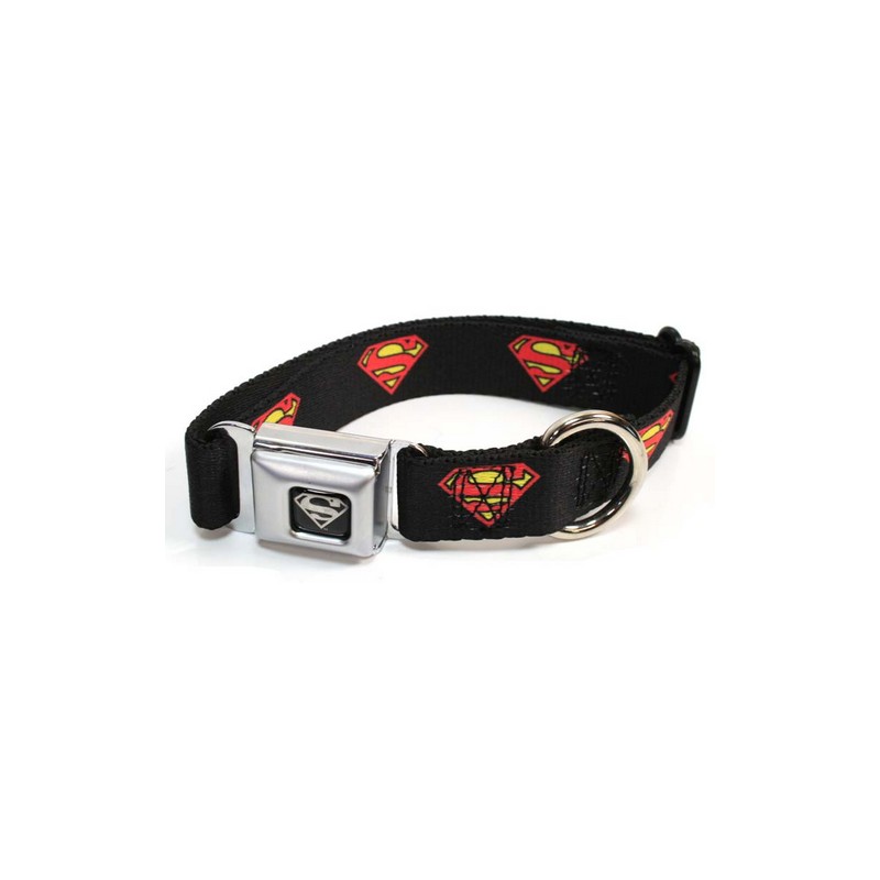 Collier pour chien Superman Noir/rouge/jaune