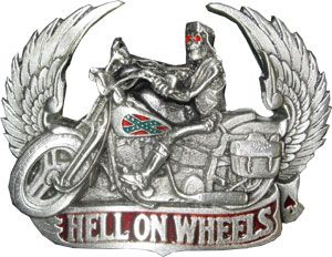 Boucle de ceinture Biker hell on wheels