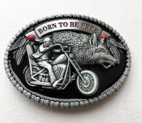 Boucle de ceinture Biker Born to be free