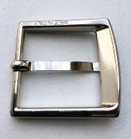 Boucle de ceinture classique 17 finition nickel 