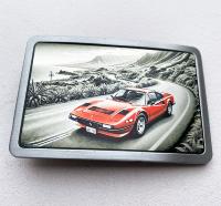Boucle de ceinture Ferrari rouge 308 